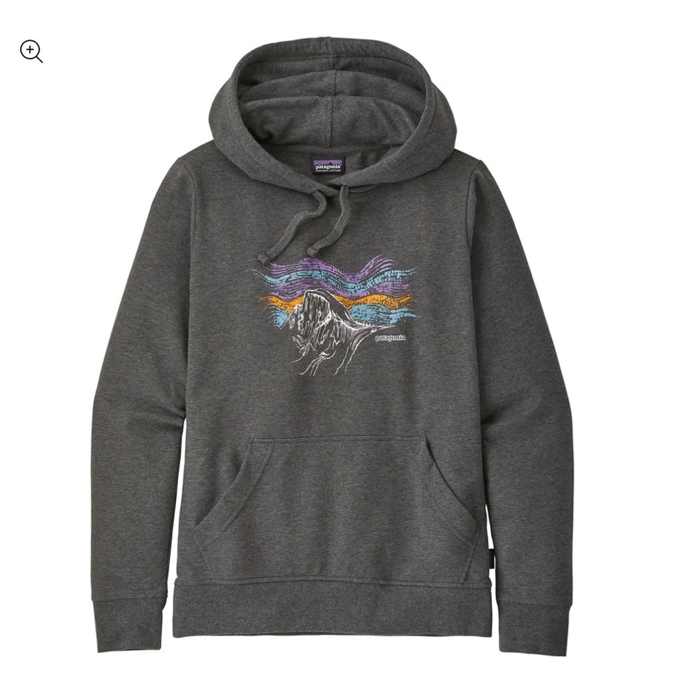 PATAGONIA Sporty Outdoor Athleisure Raindrop Peak Ahnya Hoodie Sweater Size M